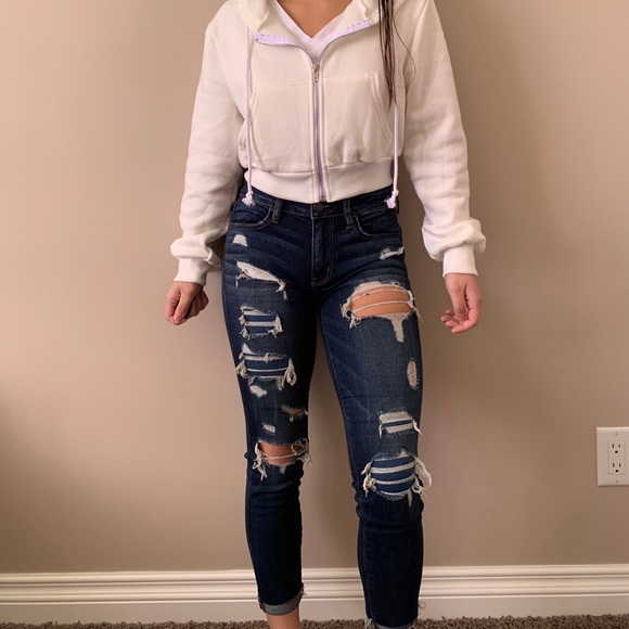 ❌SOLD❌American Eagle Ripped Skinny Jeans - Picture 12 of 14